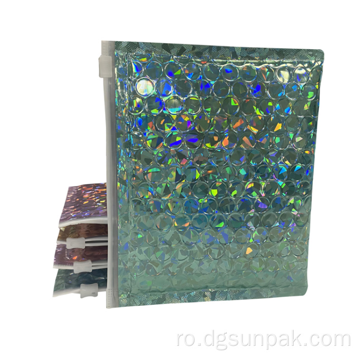 lux metalic glamour holografic durabil mailer ziplock